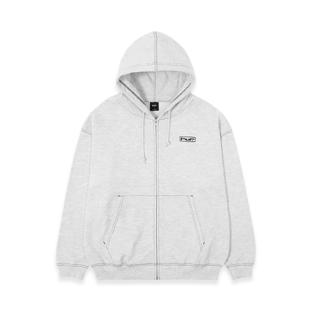HUF Stretch Full Zip Hoodie "Ash"