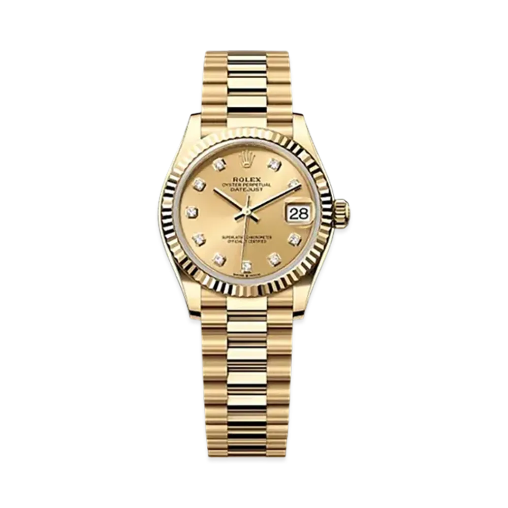 ROLEX Datejust 31mm Yellow Gold 278278 "Champagne-colour"