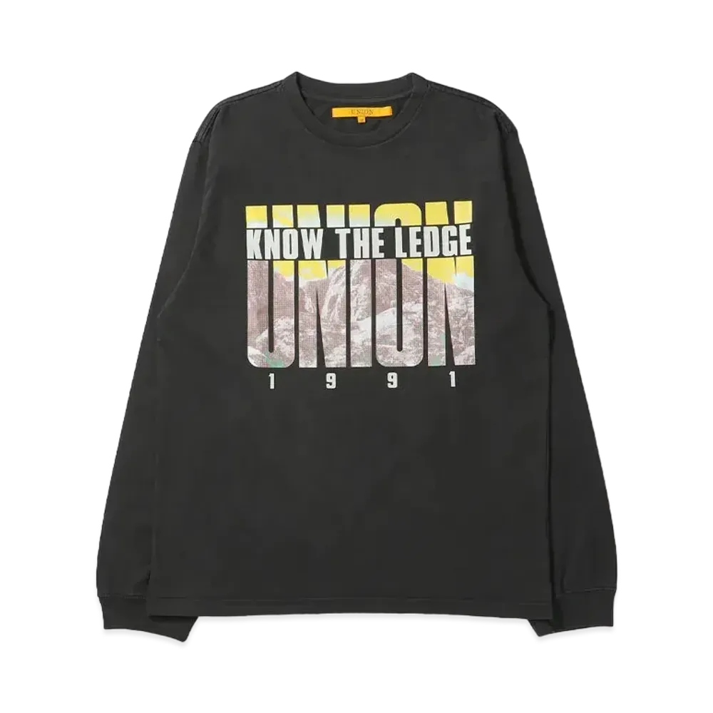 Union Elevation L/S Tee "Black"
