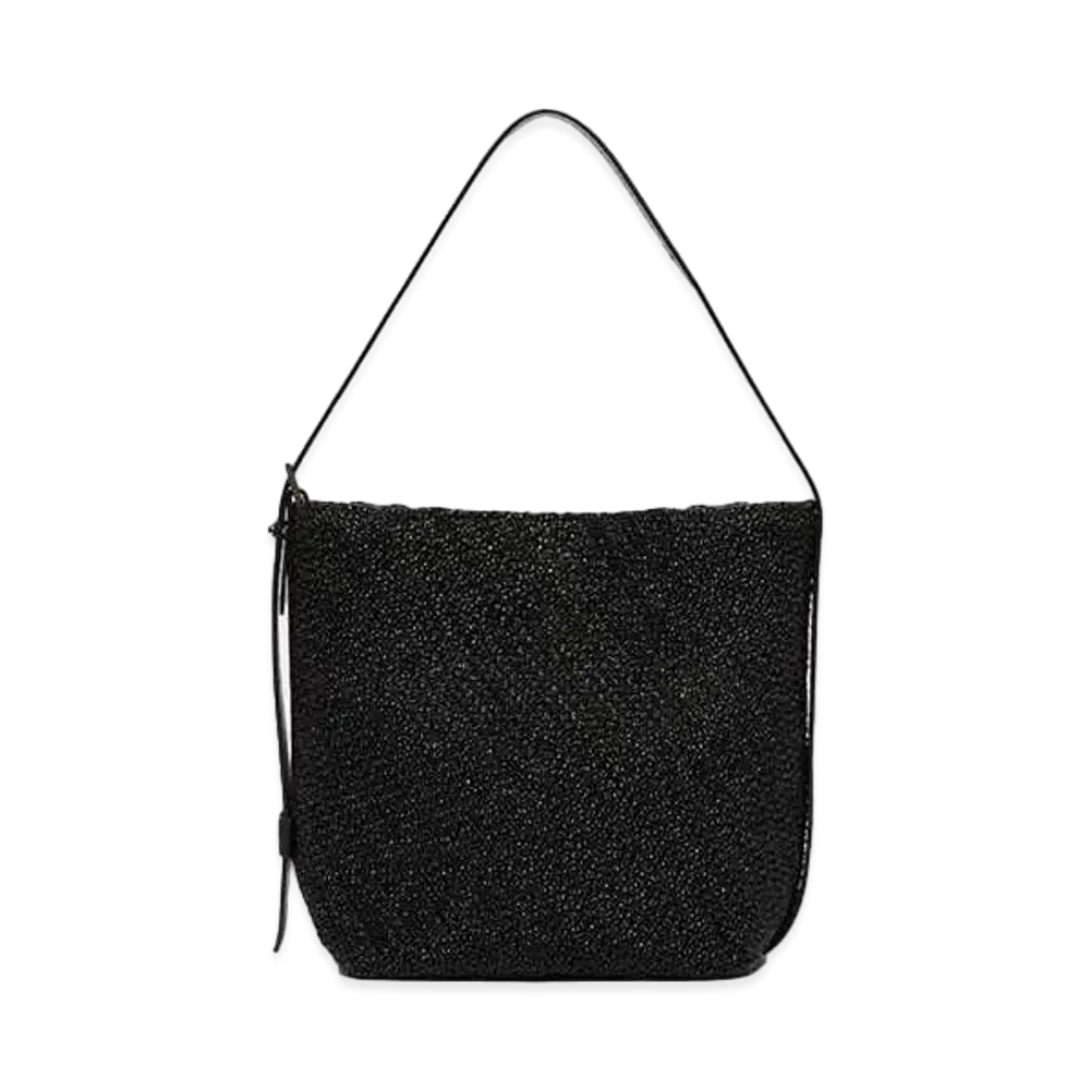 Max Mara Archetypo Crochet Small Shopping Bag "Black"
