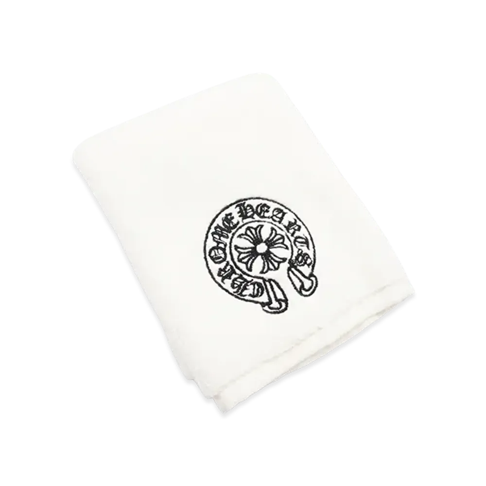 Chrome Hearts Horseshoe Hand Towel "White"