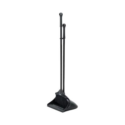 NEIGHBORHOOD SRL . Broom & Dustpan Set "Black"