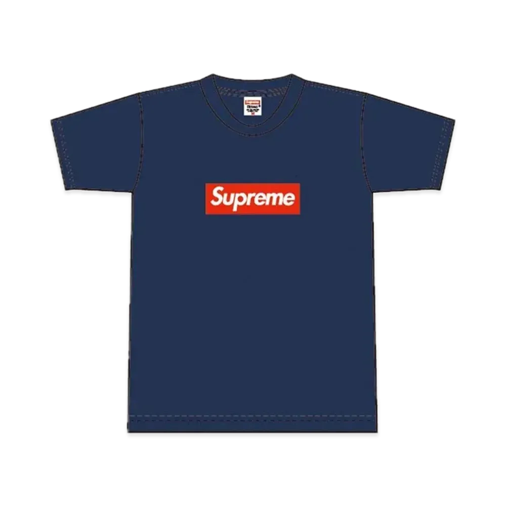 Supreme 20th Anniversary Box Logo Tee "Navy"
