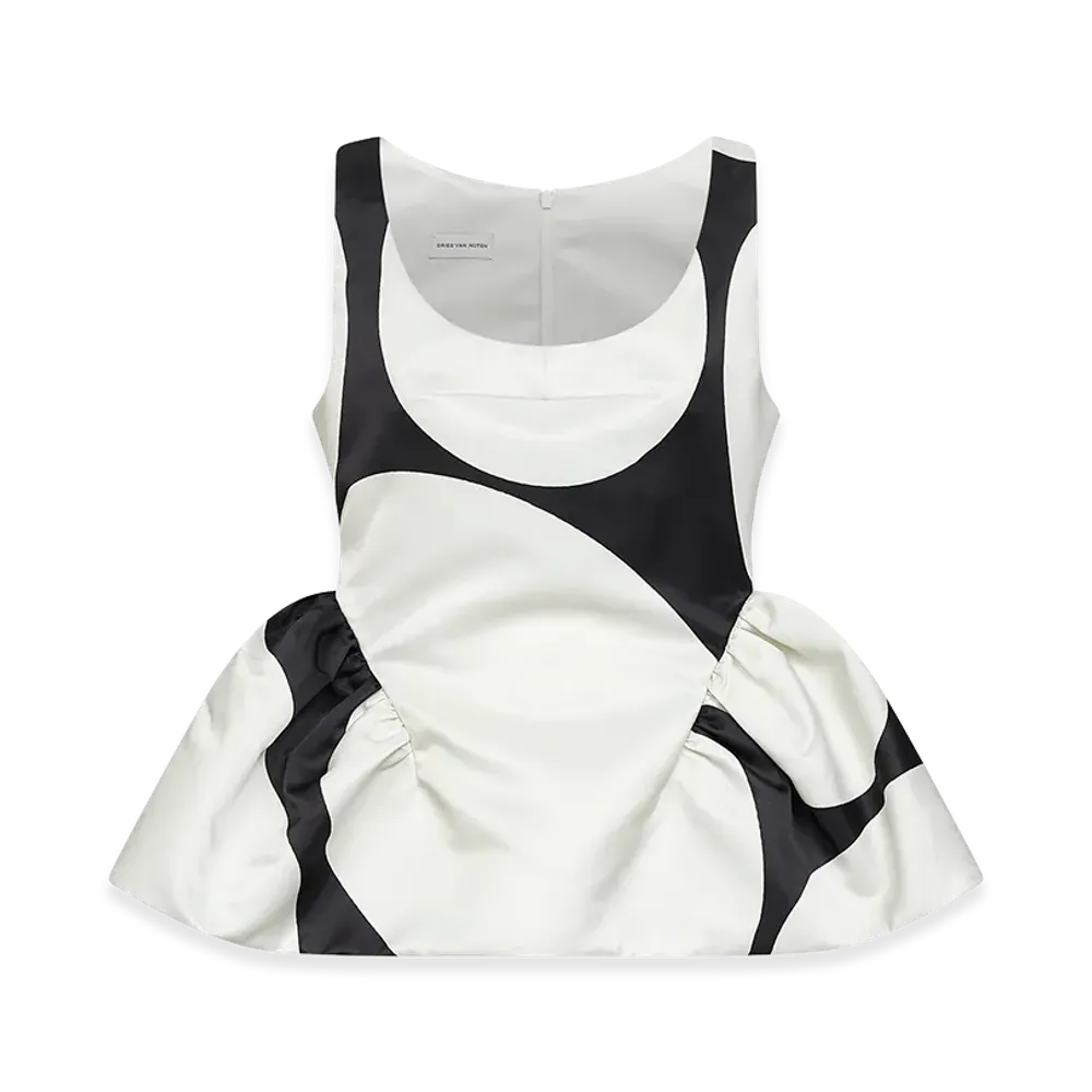 DRIES VAN NOTEN Women's Top "Clear Blue"
