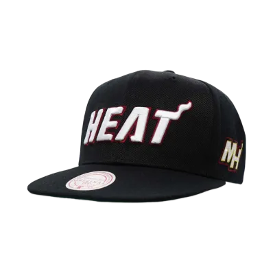 Mitchell&Ness NBA TRIPLE PLAY SNAPBACK HEAT "BLACK"