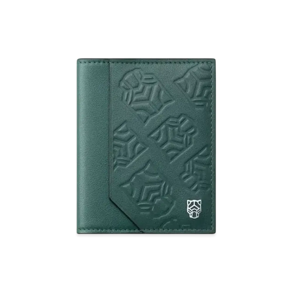 Cartier 4 Credit Card Holder, Panthere de Cartier "Pine Green"