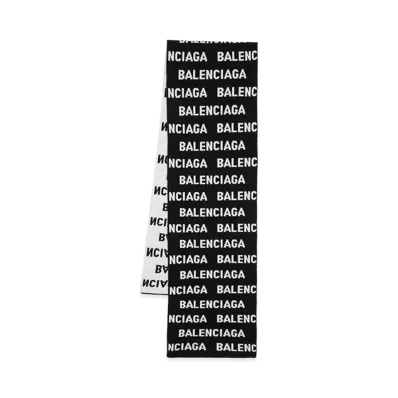BALENCIAGA Women's Scarfs "Black"