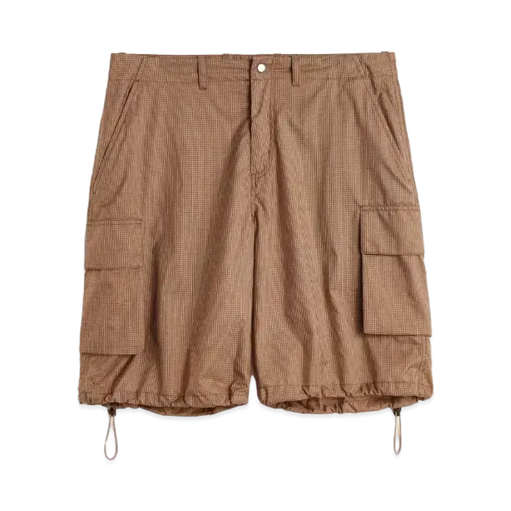 OUR LEGACY Mount Shorts Tactile Ripstop "Golden Brown"