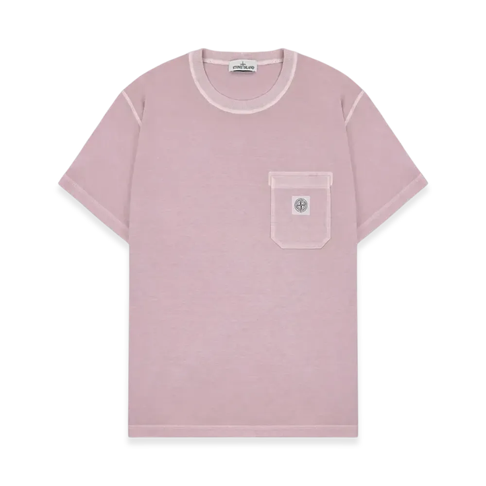 Stone Island 21957 Fissato Treatment T-Shirt - 22SS "Rose Quartz"