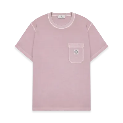 Stone Island 21957 Fissato Treatment T-Shirt - 22SS "Rose Quartz"