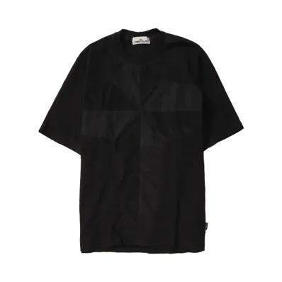 Stone Island Nylon Metal Logo T-Shirt "Black"