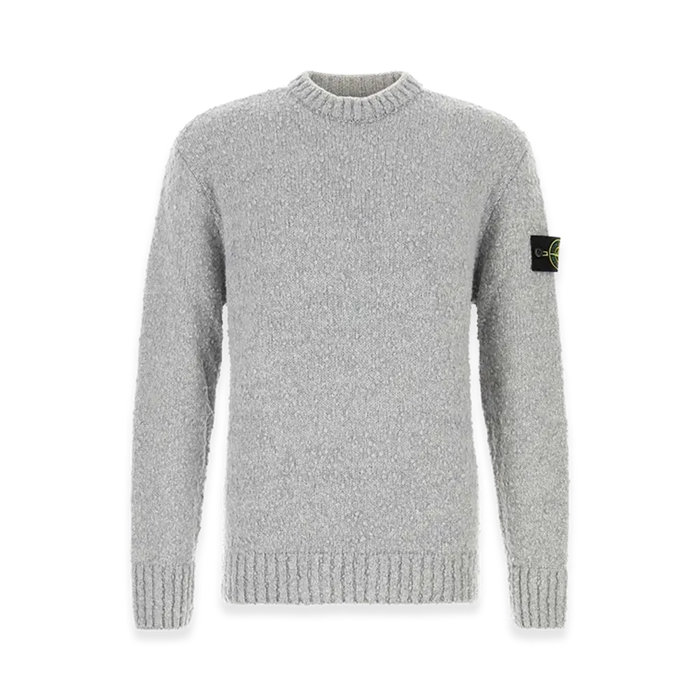 Stone Island Wool Blend Sweater "Grey/Light Grey"