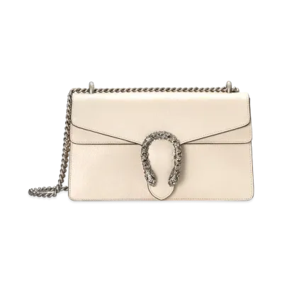 GUCCI Dionysus Small Shoulder Bag "White"