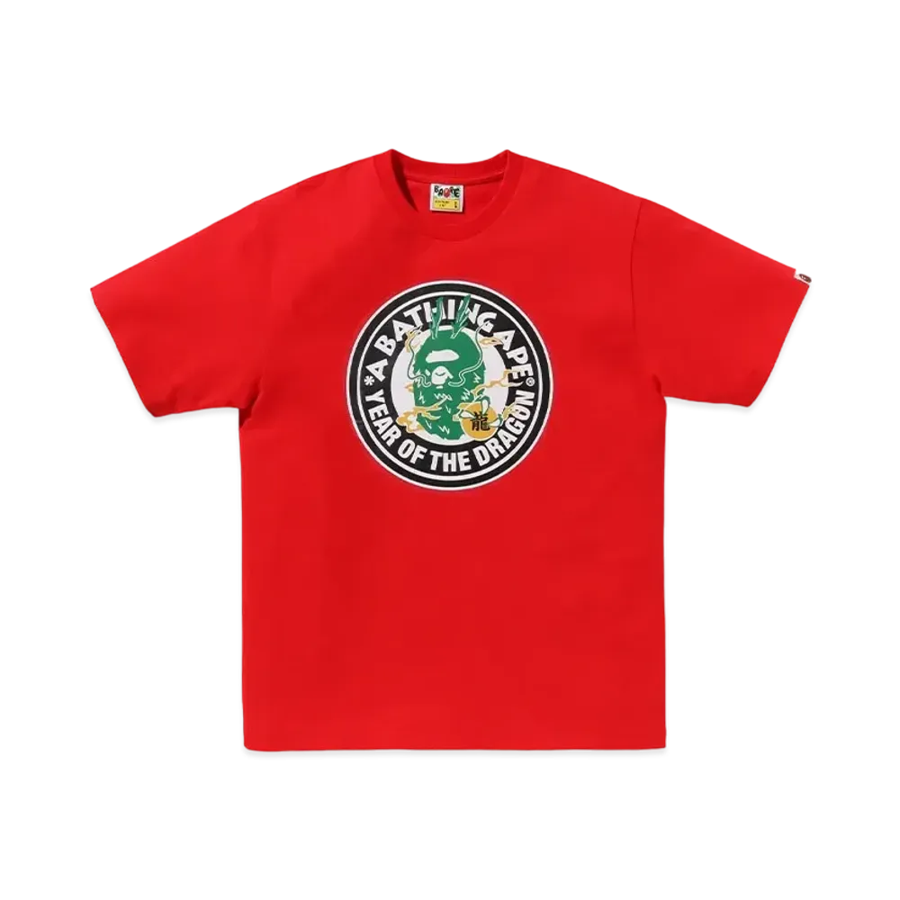 A BATHING APE Year Of The Dragon Tee "Red"