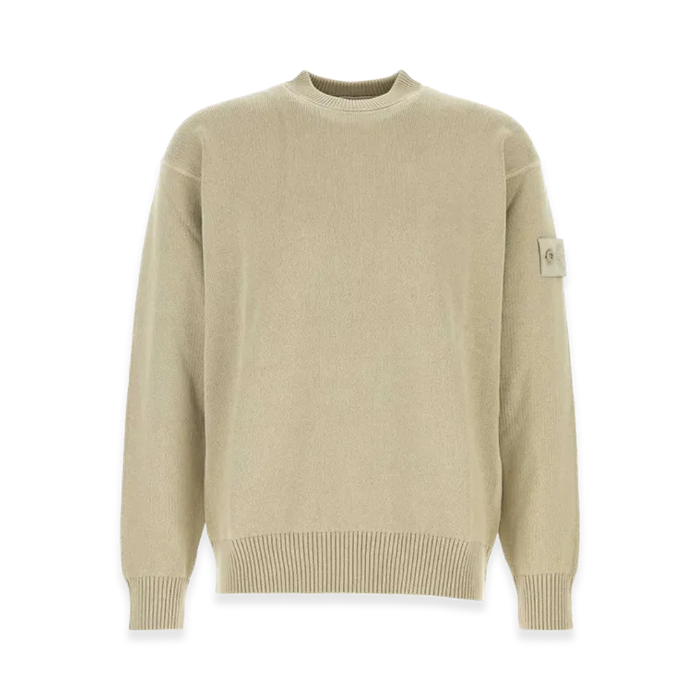 Stone Island Cotton Blend Sweater "Beige"