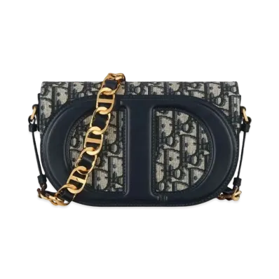 Dior CD Signature Bag Strap Dior Oblique Jacquard "Blue"