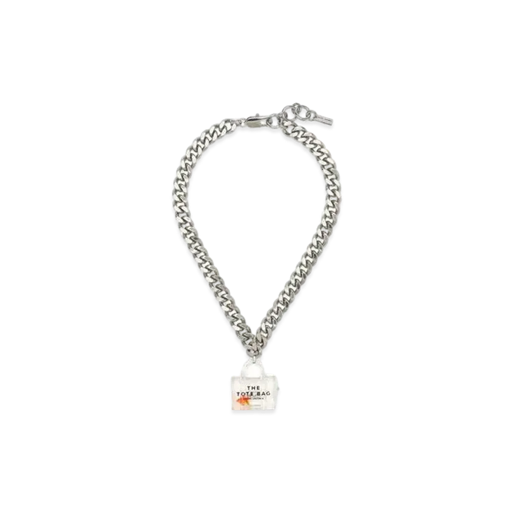 Marc Jacobs Clear Mini Icon Tote Bag Goldfish Necklace "Silver/Clear"
