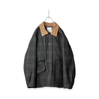 ANCELLM Check Half Jacket "Black Watch"
