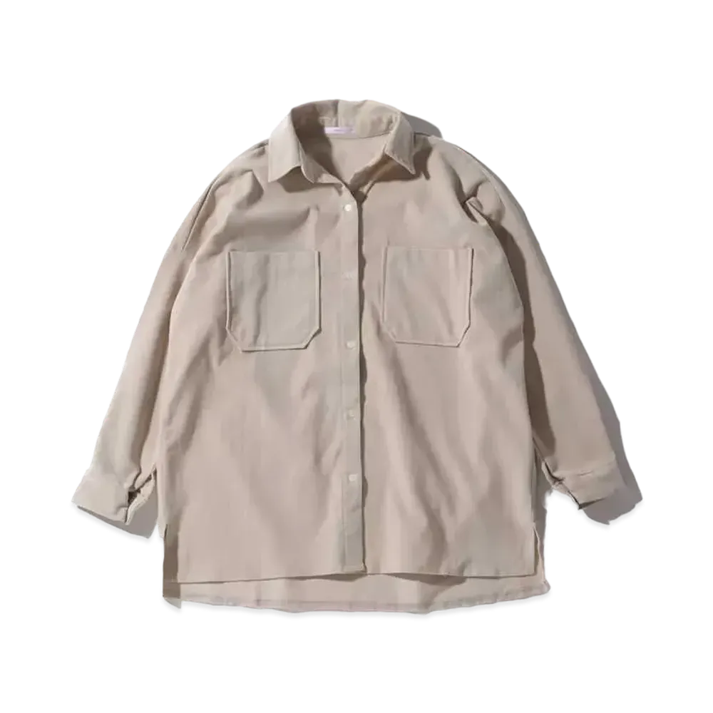 atmos pink Corduroy Haori Tops "Beige"