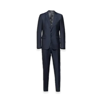 PRADA Single-Breasted Wool Suit "Navy"
