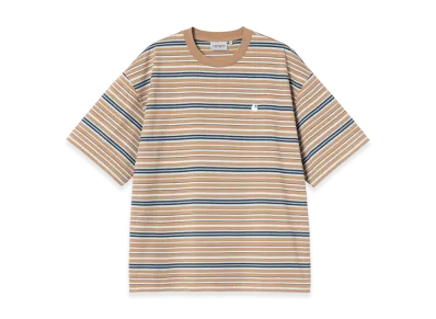 Carhartt WIP S/S Zane T-Shirt "Zane Stripe/Peanut"
