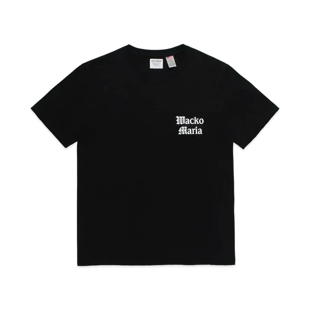 WACKO MARIA Us Fabric Crew Neck T-Shirt #2 "Black"
