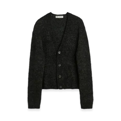 OUR LEGACY Women's Academy Cardigan "Pepe Nero Airy Alpaca"