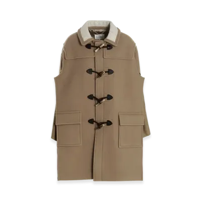 Maison Margiela Women's Wool Coat "Beige"