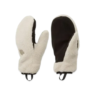 The North Face Reversible Extreme Pile Mitt "Fossil Ivory/Black"