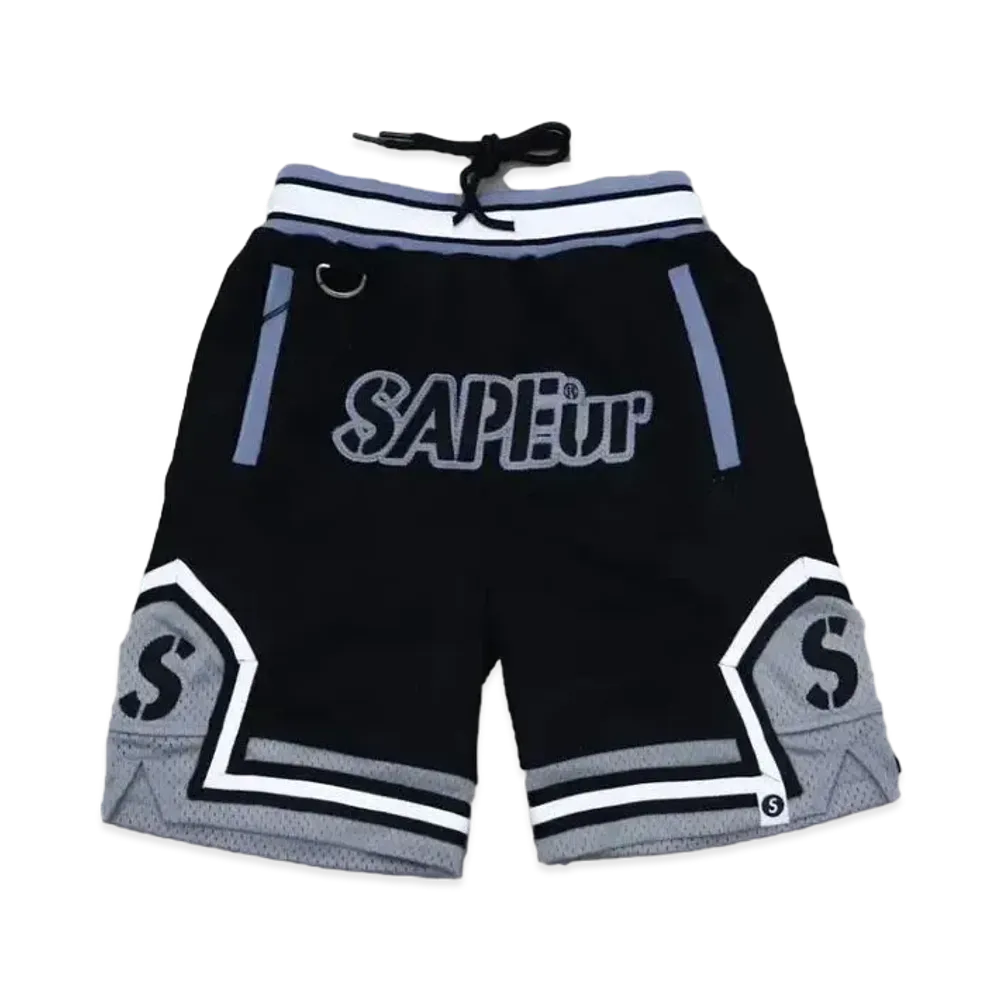 SAPEur Basket Shorts Kids "Black"