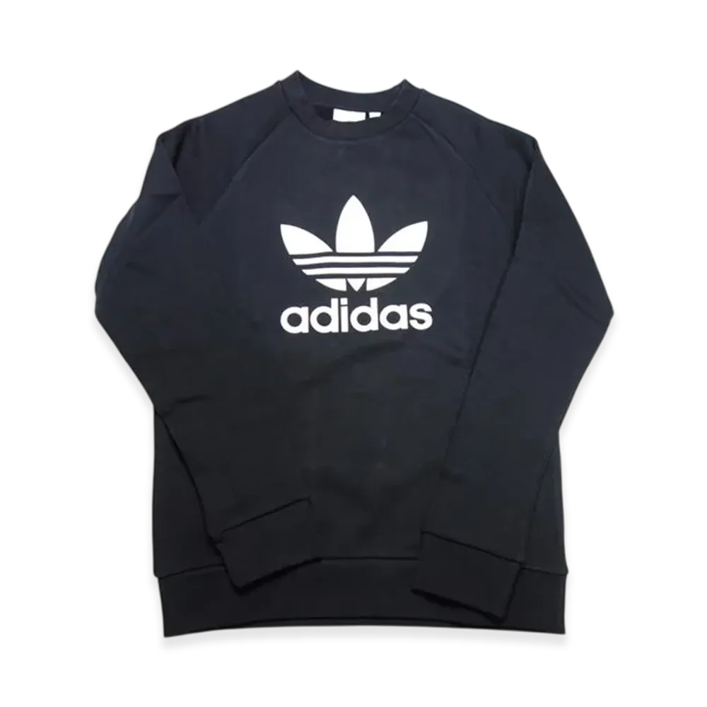 adidas Trefoil Crew Sweatshirt "Black/White"