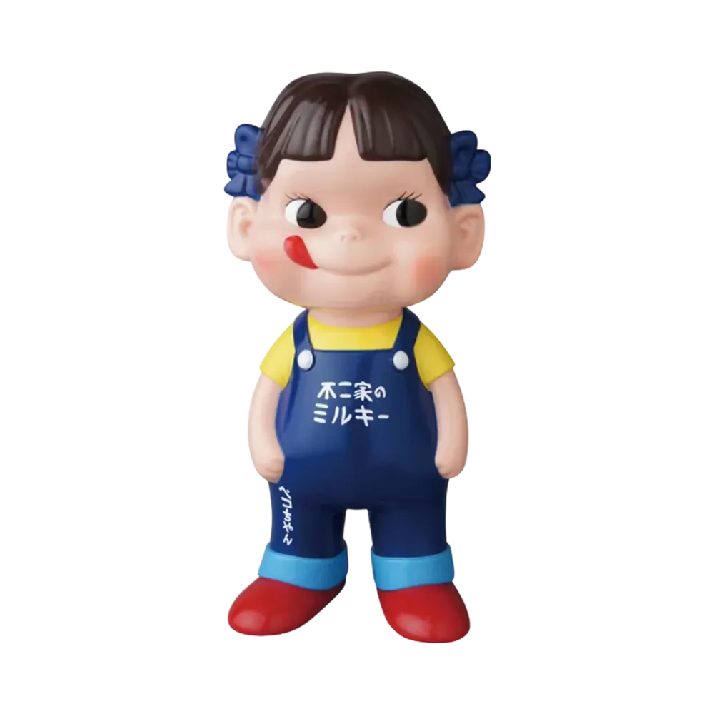 MEDICOM TOY "Fujiya Sofvi Collection" Peko-Chan (Blue Overalls)