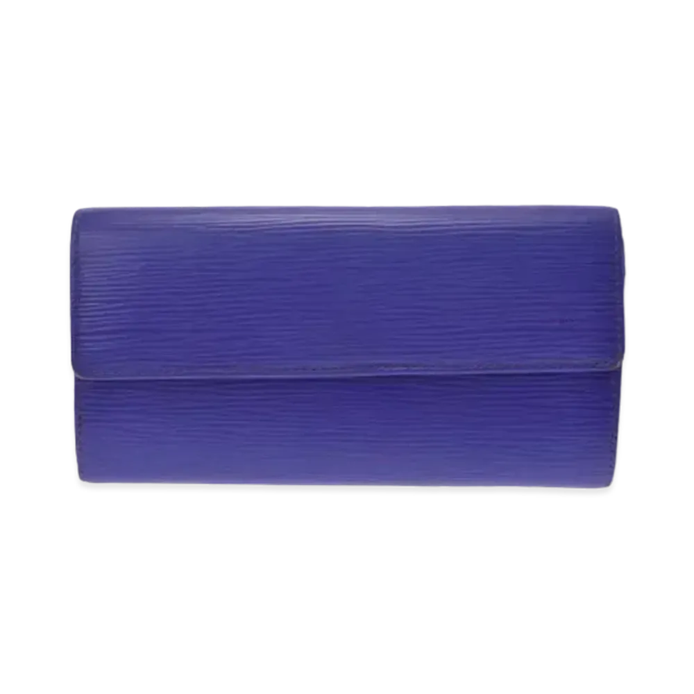 Louis Vuitton Sarah Wallet Epi "Fig"