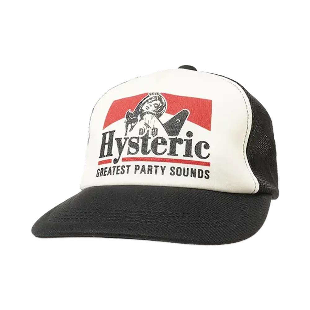 HYSTERIC GLAMOUR Guitar Girl Mesh Cap "Black" 02233QH05