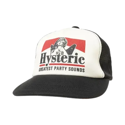 HYSTERIC GLAMOUR Guitar Girl Mesh Cap "Black" 02233QH05