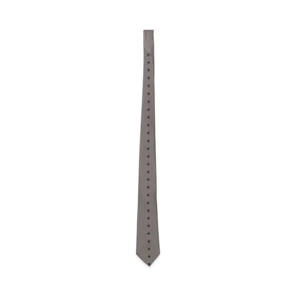 Yohji Yamamoto POUR HOMME Ant Pattern JQ Derby Tie D "Grey"