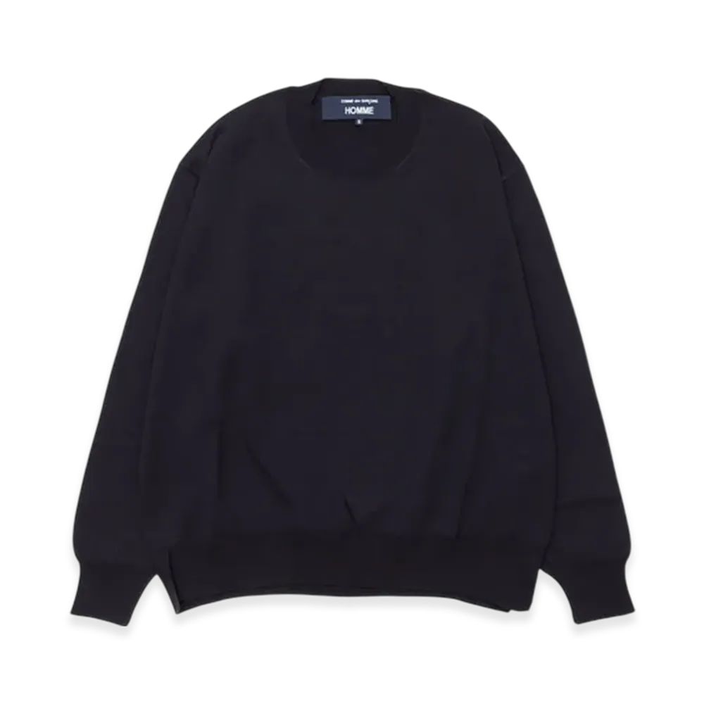 COMME des GARCONS HOMME Worsted Wool Jersey "Dark Navy"