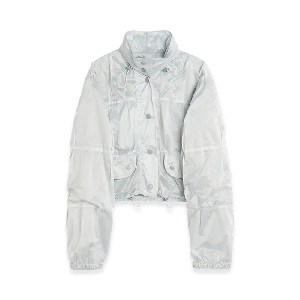 OUR LEGACY Women's Cropped Exhale Puffa "Vapor Cream Parachute Ripstop"