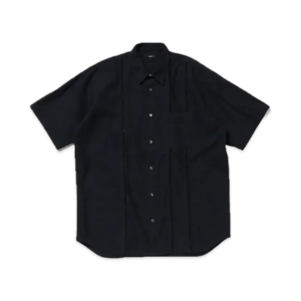 BEAMS Lace Tartan Check Shirt "Navy"