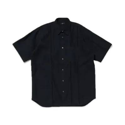 BEAMS Lace Tartan Check Shirt "Navy"