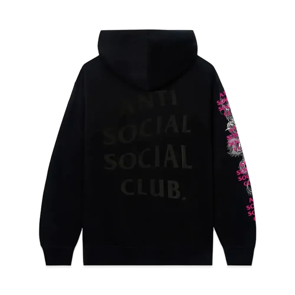 ANTI SOCIAL SOCIAL CLUB FA22 Worm Black Hoodie Japan Limited "Black"