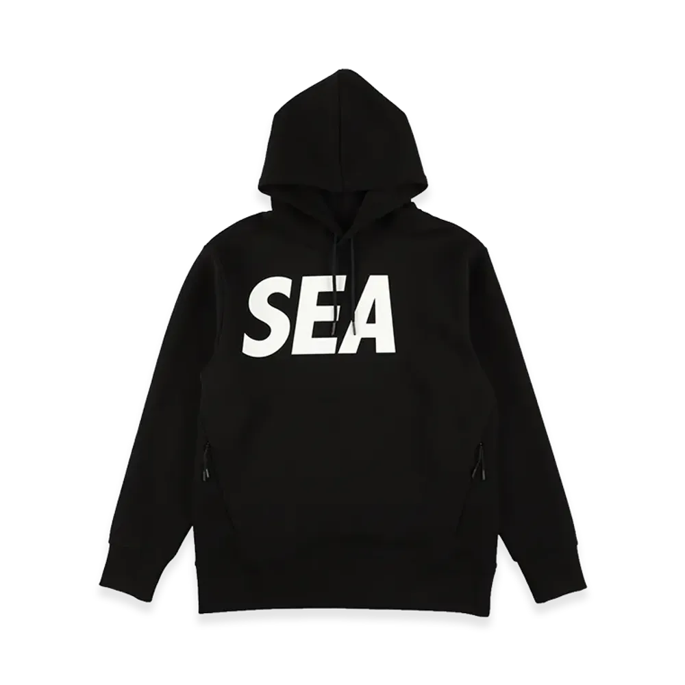 WIND AND SEA WDS-SIG Tech Fleece Hooded shirt "Black"
