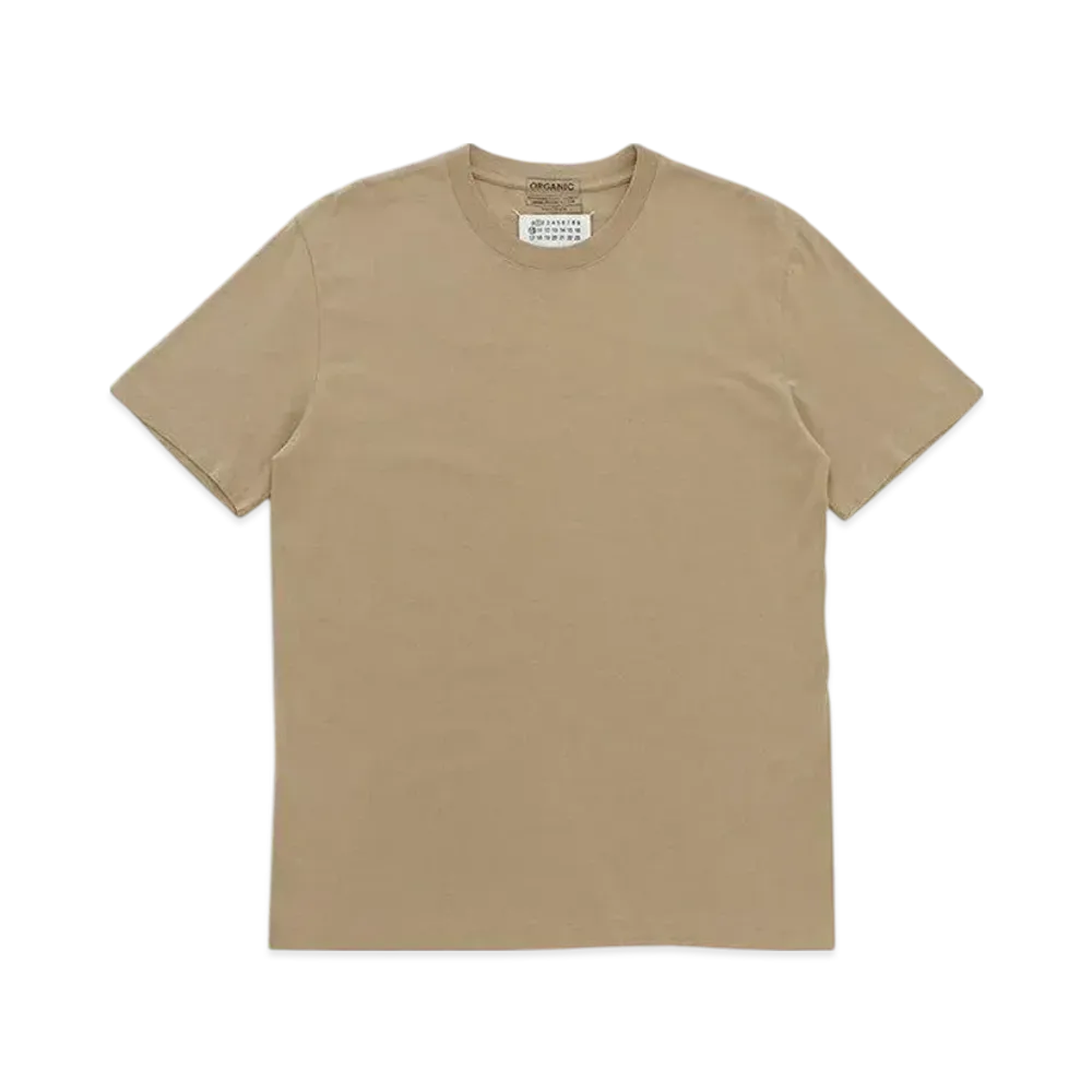 Maison Margiela Men's Crew Neck Pack T-Shirt Set Of 3 "Beige/Fawn/Camel"