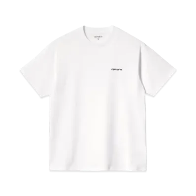 Carhartt WIP S/S Script Embroidery T-Shirt "White/Black"
