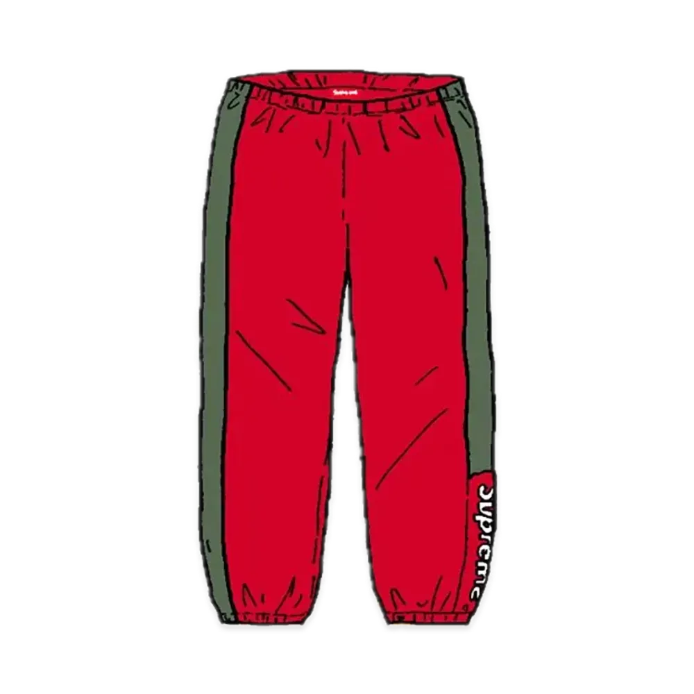 Supreme Side Logo Track Pant "Red"
