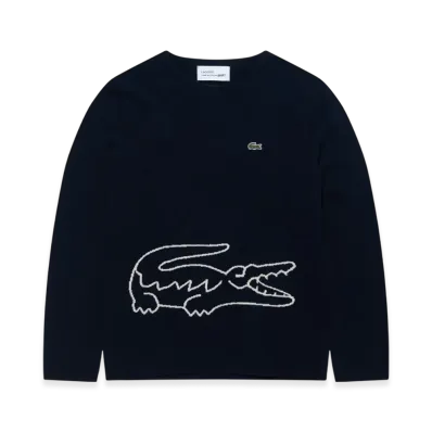 COMME des GARCONS SHIRT x LACOSTE Knit Sweater "Black"