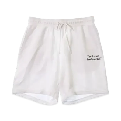 ENNOY 20SS Sweat Short Pant "White" SS20BRENPT02AM