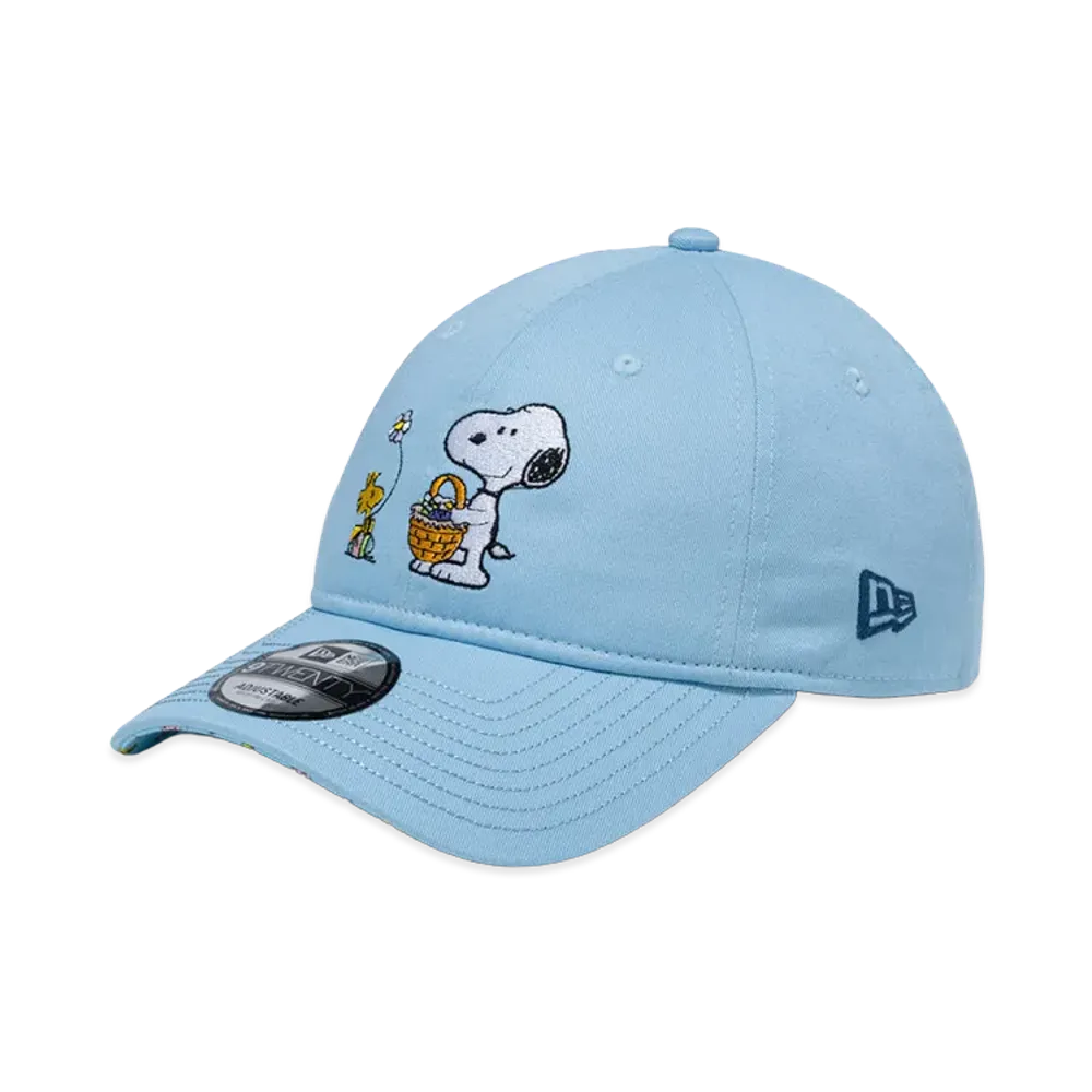 NEW ERA x PEANUTS 9Twenty Easter Snoopy Woodstock "Glacial Blue"