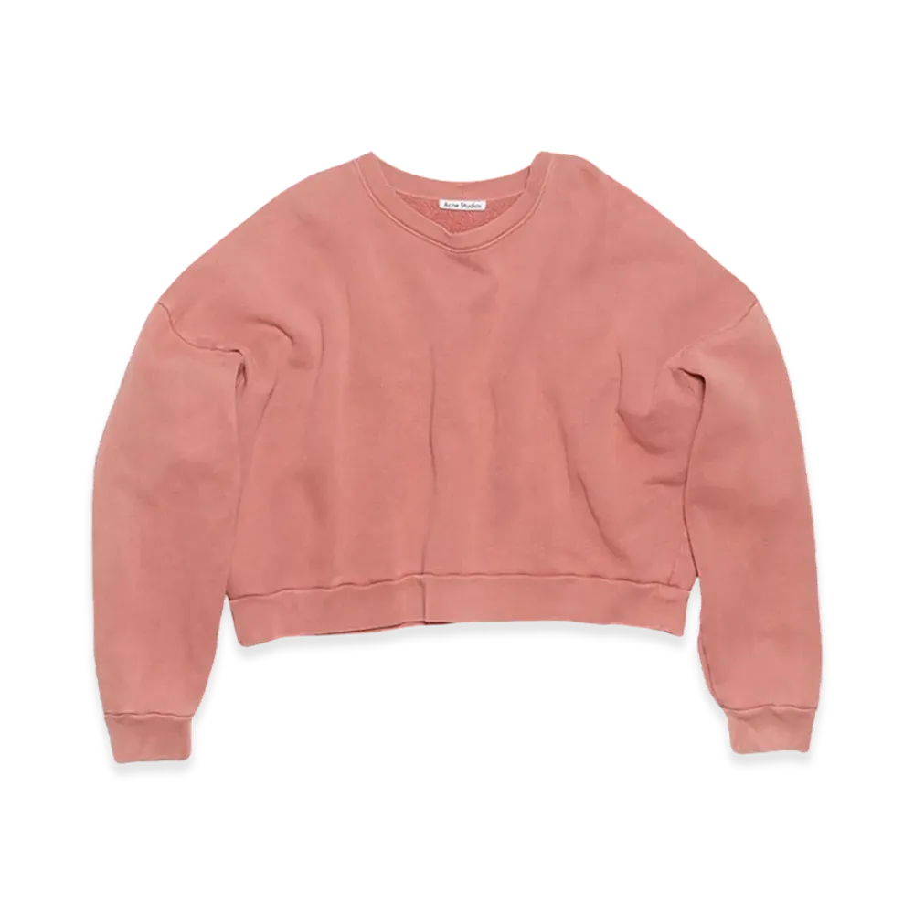 Acne Studios Crew Neck Sweatshirt "Vintage Pink"