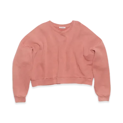 Acne Studios Crew Neck Sweatshirt "Vintage Pink"